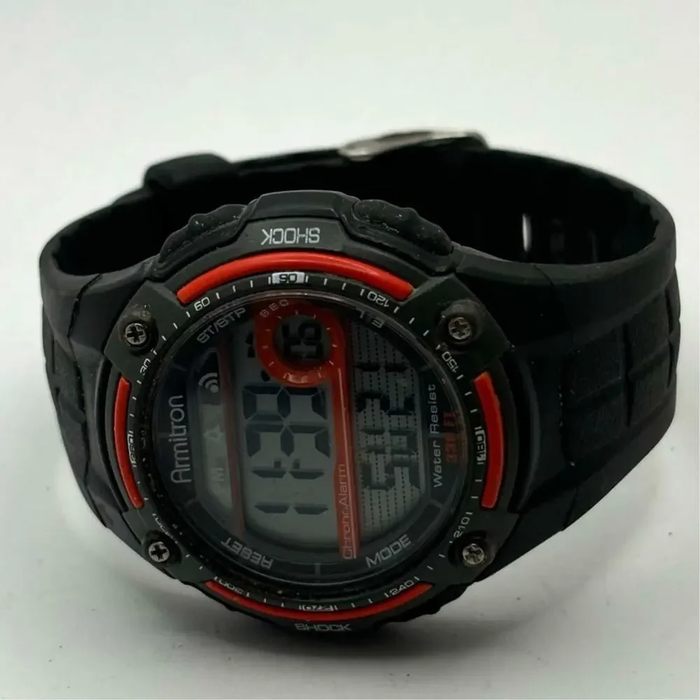 Black Armitron Digital Men's Watch